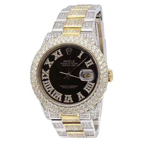 rolex bust down bezel|rolex iced out watches.